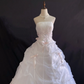 Blush pink strapless romantic gown with cinched waist and voluminous princess skirt, wedding dress and bridal gown gh8242