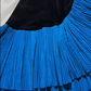 Vintage Luxury Strapless Prom & Evening Party Dress, Black Bodice with Blue Skirt gh8532