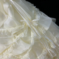 Light Yellow Vintage Palace Strapless Cinched Waist Voluminous Skirt Long Romantic Dress, Wedding Gown gh7939