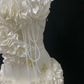 Off-White Vintage Strapless Long Romantic Gown, Cinched Slim Waist, Elegant & Gentle Style, Wedding Gown gh8114