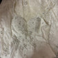 Weiße Spitze Fischschwanz rückenfrei elegante lange Tüll Schleppe Ballkleid Abendkleid Brautkleid gh4385