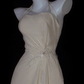 Pale Apricot Halter Neck Waist-Cinched Slim Elegant Evening Gown for Parties & Balls gh7156