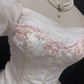 Off-White Off-the-Shoulder Romantic Gown, Cinched Waist, Voluminous Princess Skirt, Wedding Dress & Bridal Gown gh8200