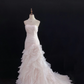 Blush Pink Strapless Sexy Long Romantic Gown, Cinched Waist & Slim Bodycon Hip Design, Wedding Dress & Bridal Gown gh8160