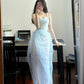 Red long tulle elegant prom dress graduation formal dress gh6633