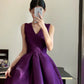 Robe de soirée courte en satin gh6640