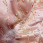 Gorgeous Full Body Bead Decoration Pink Beaded Elegant Long Satin Ball Gown Evening Dress Party Dress gh4466