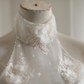 White Halter Beaded Waist-Cinched Slim Retro Long Ball Gown Evening Dress gh7118