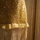 Robe de soirée courte à paillettes et pompons, luxueuse et brillante, magnifique, mignonne et élégante, robe de bal, robe de soirée, gh4165