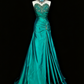 girlhomeshops – Perlenbesetztes Kleid, grünes Kleid, formelles Abendkleid, langes Kleid gh6141