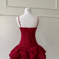 Short Satin Homecoming Dress Birthday Dress gh6801
