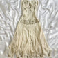 Ivory Shiny Fashion Elegant Beautiful Exquisite Beaded Long Chiffon Handmade Customized Ball Gown Evening Dress Party Dress Prom Dress gh3748