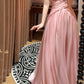 Pink Floral Elegant Long Tulle Prom Dress Evening Dress Party Dress Bridesmaid Dresses gh4461