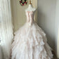 Rosa Süße Elegante Lange Tüll Ballkleid Abendkleid Party Kleid Erwachsene Zeremonie Kleid gh4275