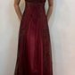Brown Elegant Fashion Exquisite Spaghetti Strap Long Tulle Ball Gown Evening Dress Party Dress Prom Dress gh3590