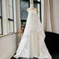 Girlhomeshops - Robe de bal de mariage élégante et longue en dentelle blanche exquise gh5446