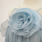 Girlhomeshops - Robe de soirée longue en mousseline de soie à fleurs bleues, dos nu, robe d'invité de mariage gh5063