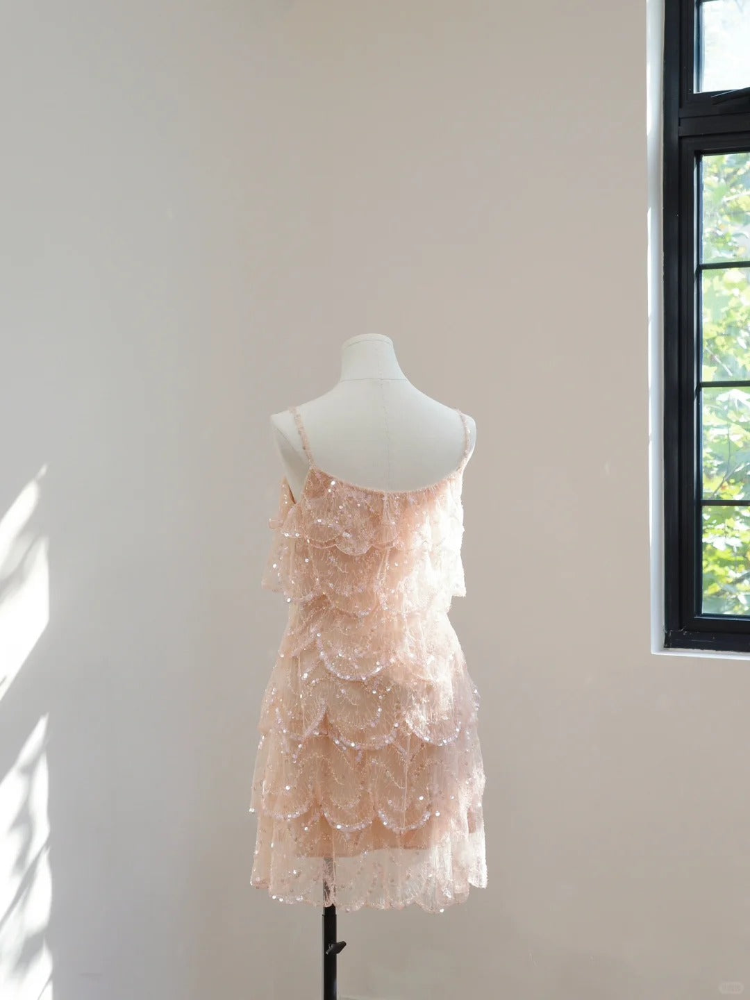 Girlhomeshops-Pink wunderschöne Pailletten glänzend kurzes Homecoming-Kleid Ballkleid Abendkleid gh5067