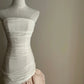 Robe de soirée longue en tulle, élégante et tendance, blanche et rose, robe de mariée gh4173