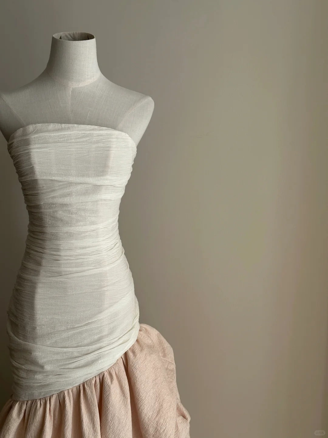 Robe de soirée longue en tulle, élégante et tendance, blanche et rose, robe de mariée gh4173