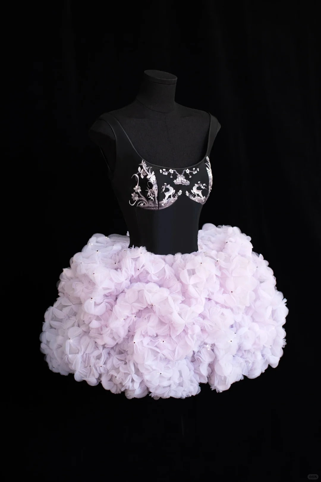 Girlhomeshops - Robe courte bouffante élégante rose et violette pour fille, tenue de soirée, robe d'anniversaire, gh5370