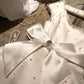 Girlhomeshops - Robe courte en satin blanc à perles pour la classe de huitième année, robe de bal, robe de fête d'anniversaire, gh5291