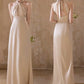 Champagne Elegant Fashion Long Satin Ball Gown Evening Dress Party Dress Bridesmaid Dresses Prom Dress Wedding Mother of the Year Dress gh3998