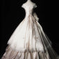 Ivory White Adult Dress Sweet Elegant Tulle Long Ball Gown Evening Dress gh4470