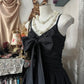 Black retro elegant simple fashion short homecoming dress birthday party dress prom dress gh4775