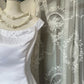 Girlhomeshops-A-line white simple fashion elegant long satin Prom dress evening dress party dress gh5190