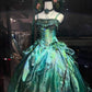 Strahlend und atemberaubend: Wunderschönes langes Abendkleid „Manor Princess“ in Smaragdgrün (gh6729)