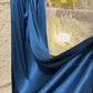 Blue Beaded Elegant Long Satin Ball Gown Evening Gown Party Dress gh4460