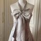 Rosa schönes und elegantes kurzes Heimkehrkleid mit Schleife, Rock, Ballkleid, Abendkleid gh4335