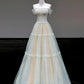 Girlhomeshops-Mintgrünes elegantes langes Tüll-Ballkleid aus Spitze, Abendkleid, Partykleid, gh5124