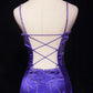 Purple Gorgeous Vintage God Shining Elegant Exquisite Rhinestone Beaded Satin Long Floor Length Slim Fairy Ball Gown Evening Dress Party Dress Prom Dress gh3853
