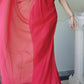 Rosa fließende Perlen elegante lange Chiffon Venus Ballkleid Abendkleid Partykleid gh4709