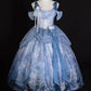 Girlhomeshops-Blue sweet fashion tulle short homecoming dress birthday dress gh5344