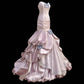 Pink sweet bow decoration long floor-length ball gown evening dress adult ceremony birthday dress gh4100