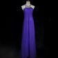 Purple Vintage Fashion Elegant Exquisite Gem Rhinestone Beading Long Floor Length Tulle Ball Gown Evening Dress Party Dress Prom Dress gh3863