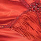 Robe de bal longue en satin rouge vintage à fleurs, robe de soirée d'anniversaire, gh4413