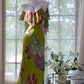 Green Elegant Romantic Fashion Backless Long Chiffon Evening Dress Ball Gown Birthday/Holiday Party Dress Prom Dress gh4044