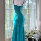 Girlhomeshops-Blue gorgeous exquisite beaded long chiffon Prom dress evening dress party dress gh5162