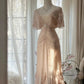 Light Pink Romantic Gorgeous Exquisite Elegant Beaded Long Chiffon Evening Dress Prom Dress Prom Dress Birthday Vacation Party Dress gh4046