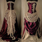 girlhomeshops--Royal Blue/Burgundy Retro Elegant Long Floor-Length Ball Gown gh5667