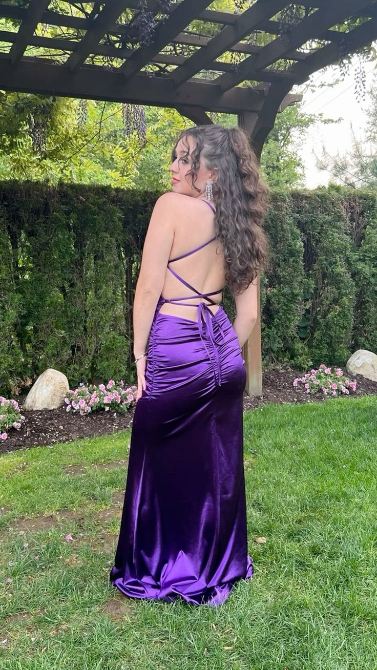 Lila/Blau Mode Elegante Liebsten Neck Strap Lange Dünne Satin Formale Ballkleid Abendkleid Party Kleid Graduation Kleid gh3468