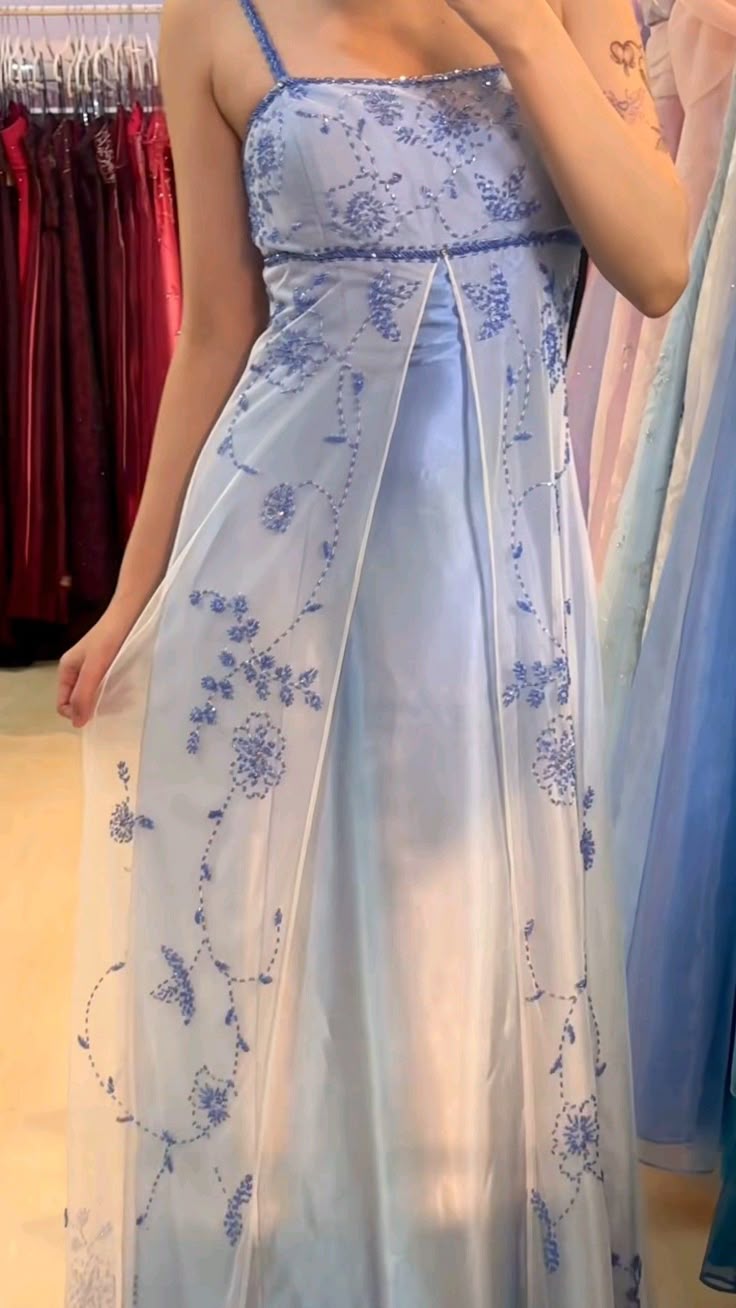 Lavendel elegante mode gradienten exquisite perlen spaghetti-trägern lange tüll ballkleid abendkleid partykleid prom kleid gh3588