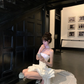Women Elegant White Strapless Corset High Low Prom Dress Ruffled Train Formal Evening Gown gh9420