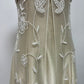 Robe de soirée longue en tulle, magnifique robe de soirée, dégradé rétro, exquise, perlée, élégante, couleur champagne, robe de bal, gh3192