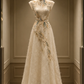 ✨Girlhomeshops-New Chinese Beaded Lace Qipao Formal Evening Dress gh10305