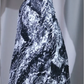 ✨Girlhomeshops-Wide Strap Black White Ink Print Midi Cocktail Dress gh10001